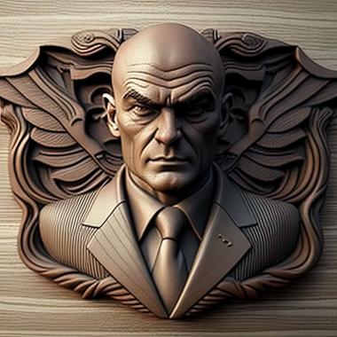 3D модель Агент 47 з Hitman (STL)